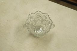 Victorian Pressed Glass Spooner