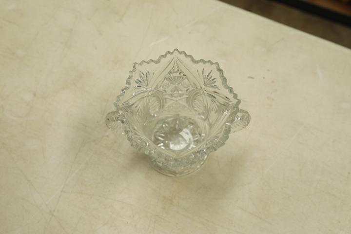 Victorian Pressed Glass Spooner