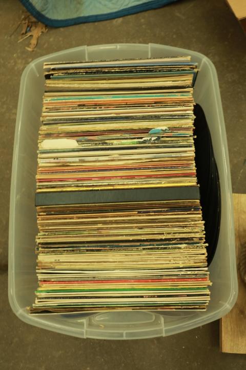 Box of Assorted Records