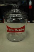 Little Debbie Snack Cake Jar with Lid