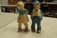 German Stoneware Figurines