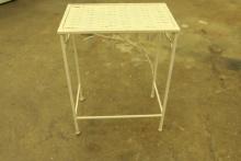 Metal Patio End Table
