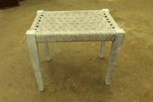 White Painted Stool