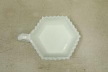 Milk Glass Nappy