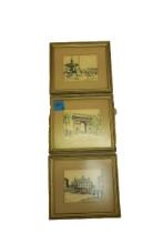 3 Small Framed Prints