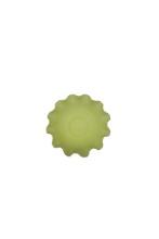 Fenton Custard Uranium Glass Fluted Bowl