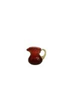 Small Cranberry Glass Pitcher