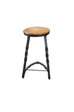 Metal & Wood Bar Stool