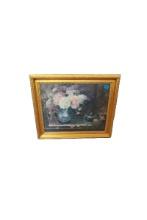 Gold Framed Floral Print