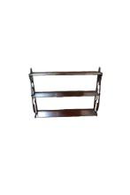Mahogany Finish Wall Shelf