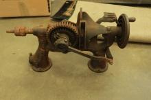Antique Canedy Auto Manufactering Co Hand Crank Drill Press
