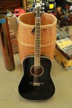 Washburn D10SB BK Acustic Guitar with Case