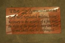 2nd Amendment Metal Sign