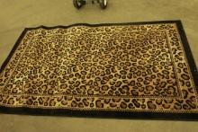 Leopard Print Rug