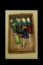 Box of Assorted Hand Painted Glasses