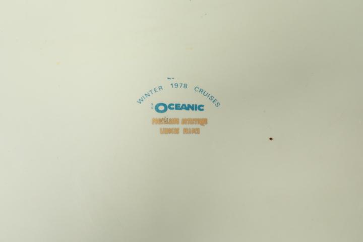 Limoge Oceanic 1978 Porcelain Plate