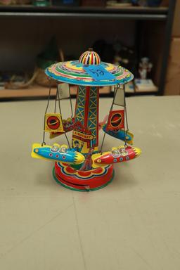 Vintage Circus Rocket Toy