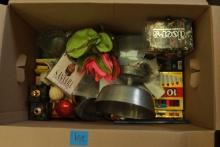 Box of Misc Household Items