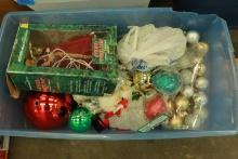 Box of Assorted Christmas Décor
