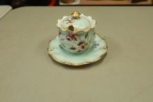 One Piece Hand Painted Condiment Jar