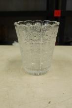 American Brilliant Cut Glass Vase