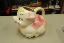 Porcelain Pig Pitcher