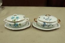 2 Royal Crown Condiment Jars