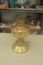 Brass Converted Oil Lamp