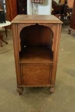 Antique Nightstand with Storage Compartment