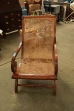 Cane Back Lounge Chair