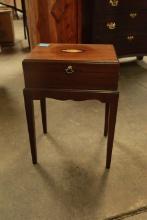 Inlaid Silver Chest