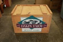 Dakin Farm Wooden Crate