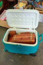 Cooler with Assorted Trinket Boxes