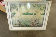 Framed Bird Print