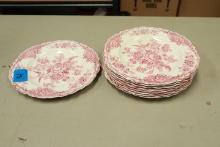 9 Crown Ducal English Plates