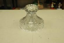 Cut Crystal Candle Holder