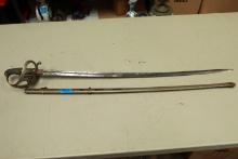 Antique English Officers Sword
