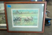 The Turn For Home Framed Horse Print