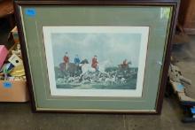 The Earl of Derbys Stag Hounds Framed Fox Hunting Print