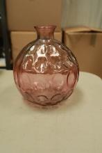 Pink Glass Vase