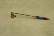 Brass & Wood Candle Snuffer