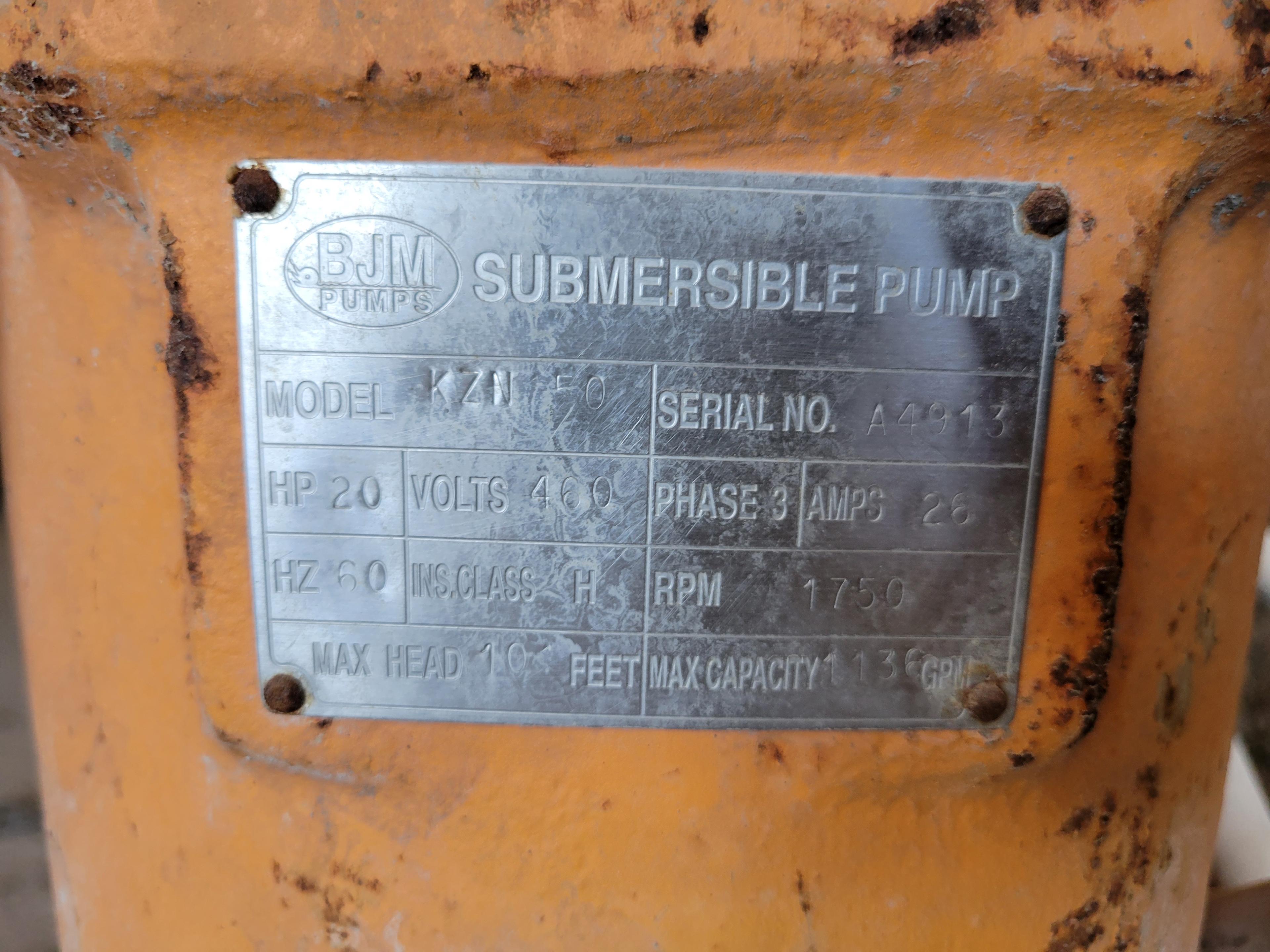 2019 BJM KZN150 Submersable Pump