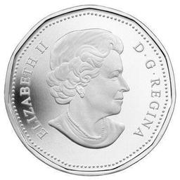 2012 RCM Canada $1 Fine Silver Lucky Loonie (cased)