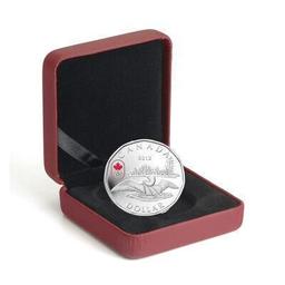 2012 RCM Canada $1 Fine Silver Lucky Loonie (cased)