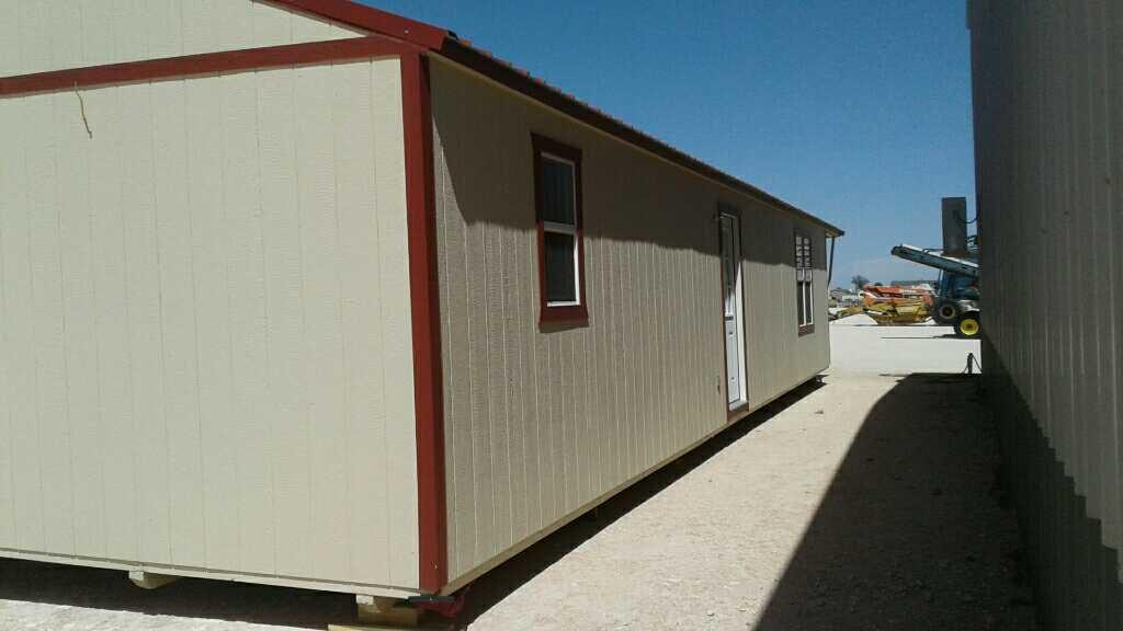 48' x 16' Red Portable Cabin
