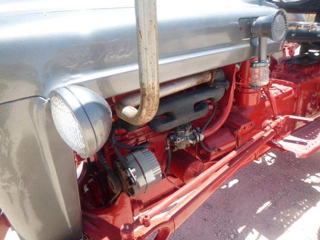Ford 600 Tractor with Utility Trailer, Attachments