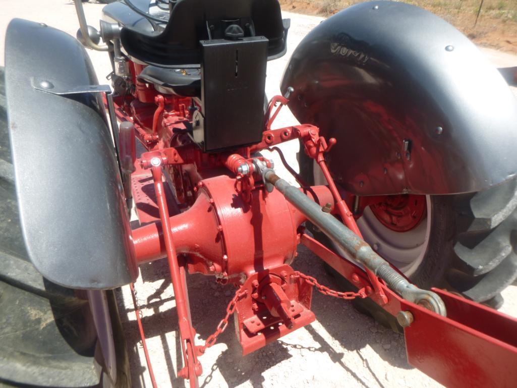 Ford 600 Tractor with Utility Trailer, Attachments