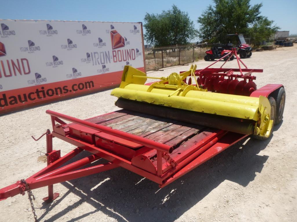 Ford 600 Tractor with Utility Trailer, Attachments