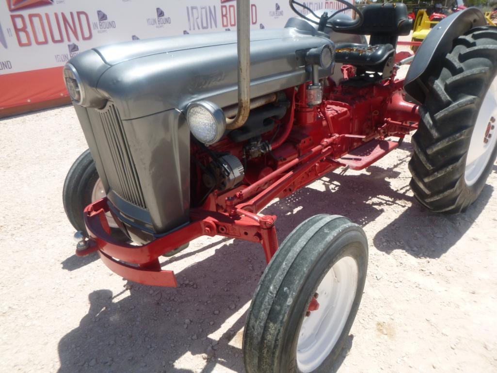Ford 600 Tractor with Utility Trailer, Attachments