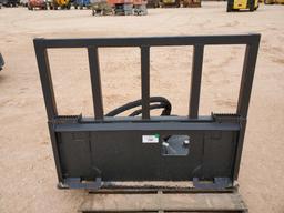 Unused Greatbear Tree Shear, Skid Steer Attachment